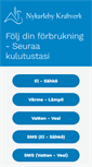 Mobile Screenshot of kundweb.nkab.fi